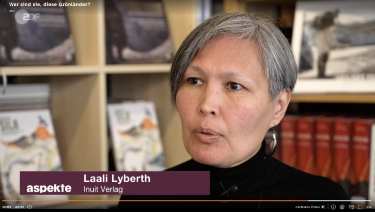aspekte Grönland Interview mit Laali Lyberth
